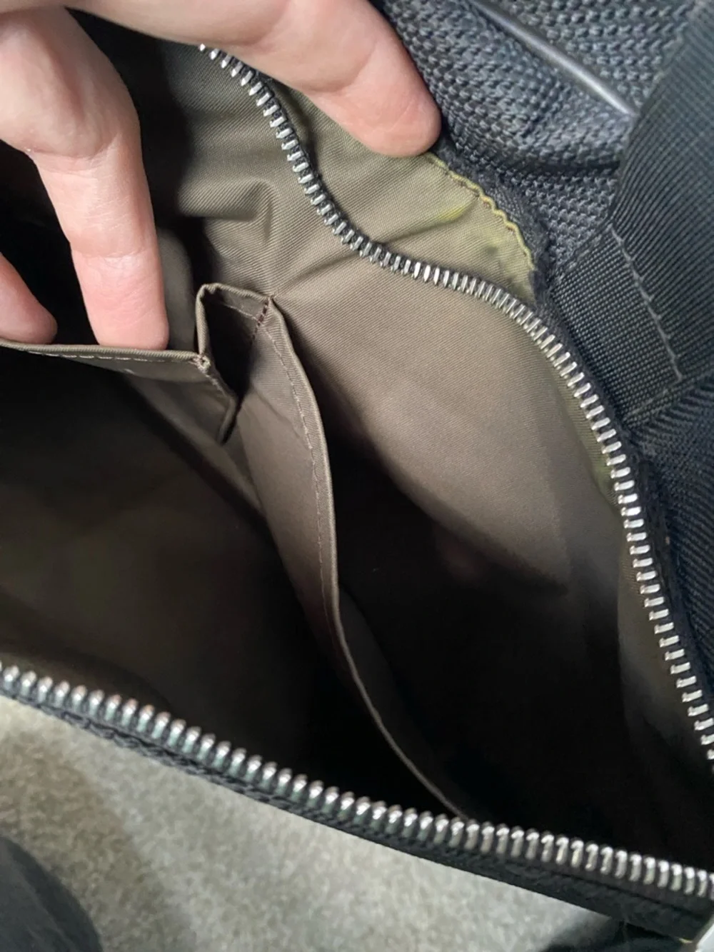 Louis Vuitton Black Canvas Briefcase with Top Handles